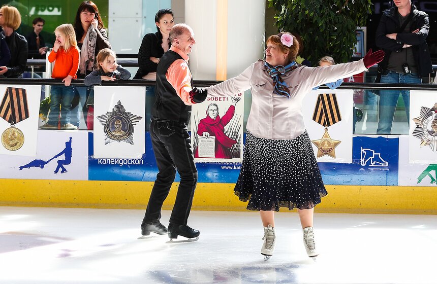 Ветераны фигурного катания выступили на фестивале "Свет победы" 7 фото