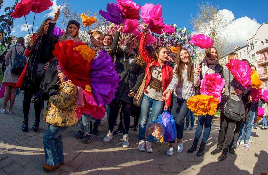 Цветочный парад на Тверском бульваре 3 фото