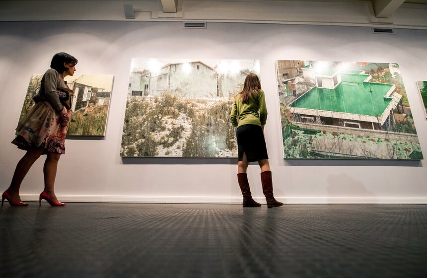 Выставка современных художников из Южной Кореи в "Триумфе" 5 фото