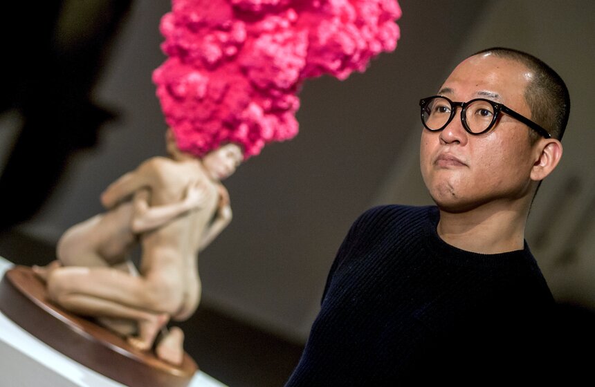 Выставка современных художников из Южной Кореи в "Триумфе" 6 фото