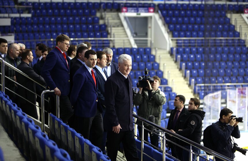 Сергей Собянин осмотрел спортивный комплекс "Парк Легенд" 6 фото