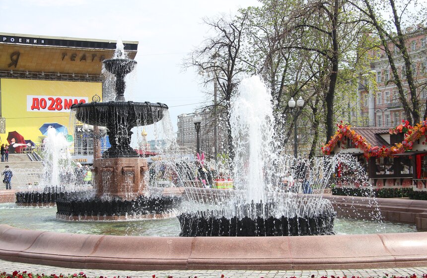 В столице торжественно открыли сезон фонтанов 9 фото