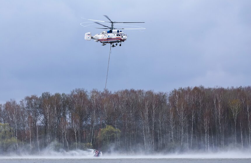 Учения МЧС по тушению природного пожара 18 фото