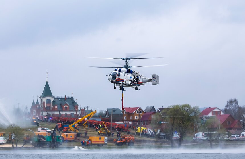 Учения МЧС по тушению природного пожара 22 фото