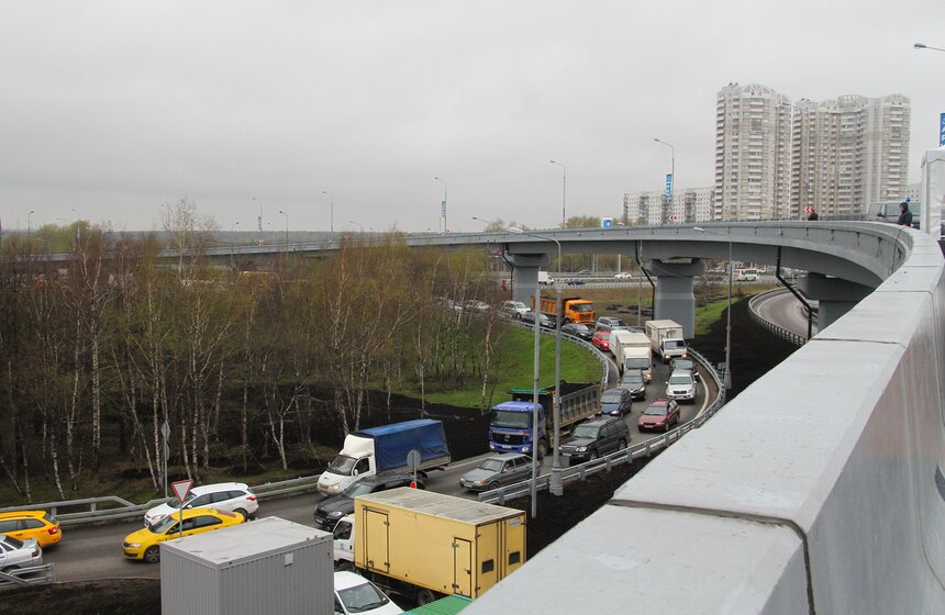 В Москве открылась новая транспортная развязка 4 фото