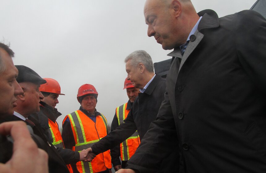 В Москве открылась новая транспортная развязка 15 фото