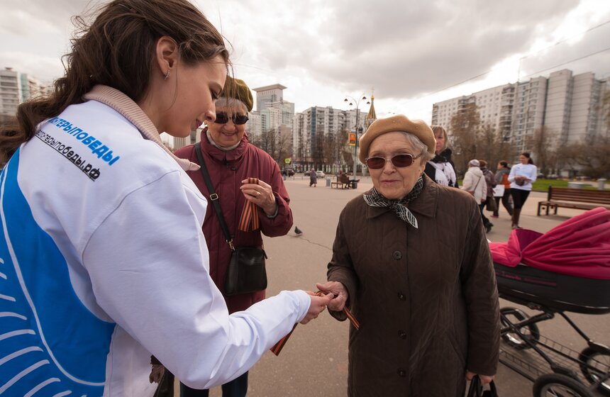Акция "Георгиевская ленточка" 13 фото