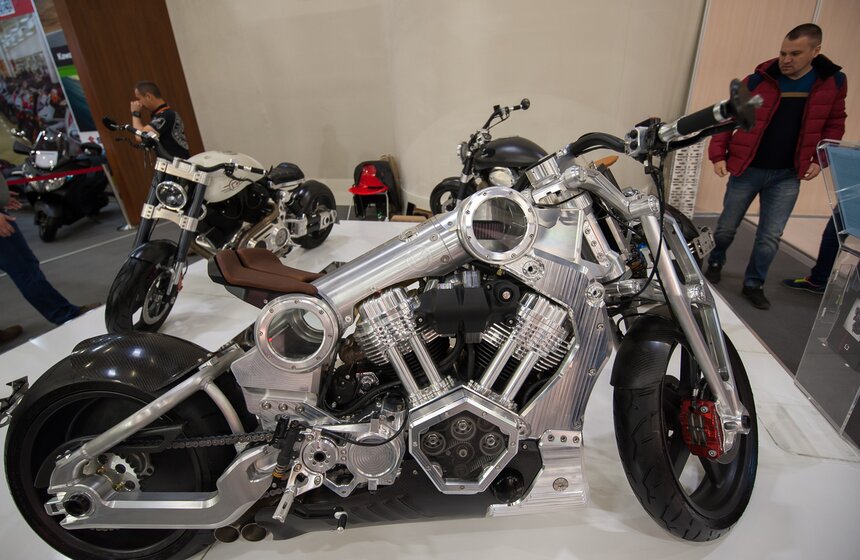 Интерактивная выставка "Мотовесна 2016" в "Сокольниках" 9 фото