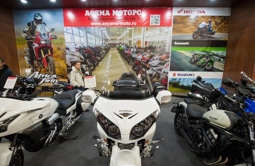 Интерактивная выставка "Мотовесна 2016" в "Сокольниках" 8 фото