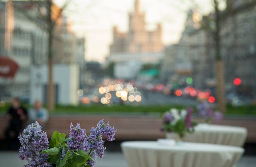 Празднование юбилея "Современника" на Триумфальной площади 16 фото