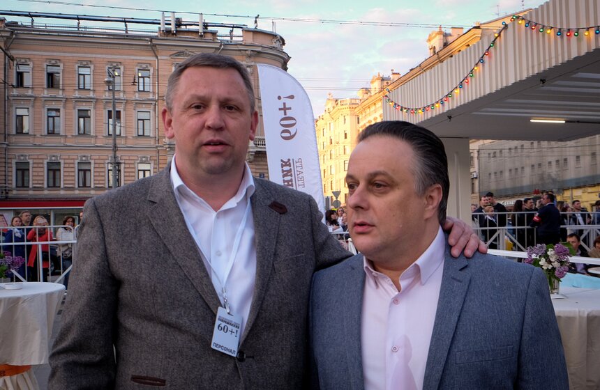 Празднование юбилея "Современника" на Триумфальной площади 6 фото