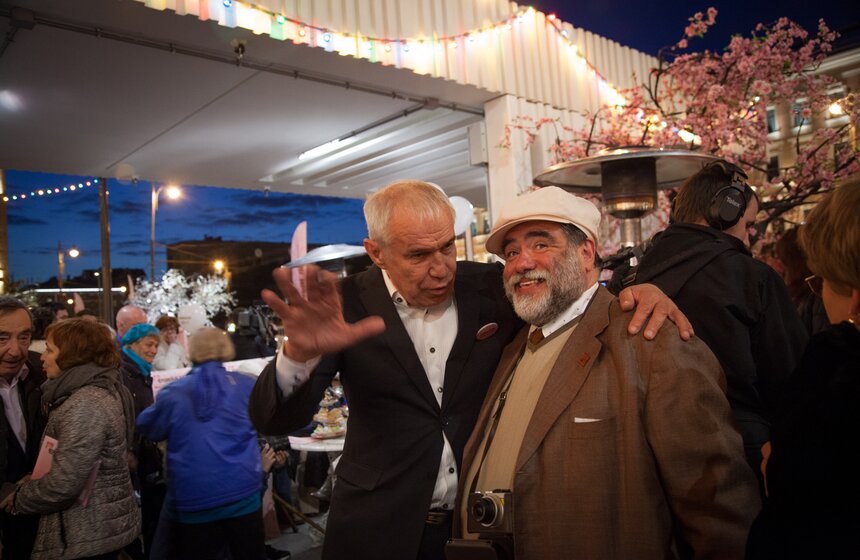 Празднование юбилея "Современника" на Триумфальной площади 43 фото