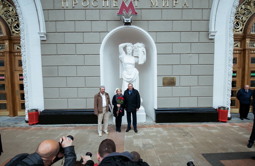 Открытие вестибюля станции "Проспект Мира" Кольцевой линии 26 фото