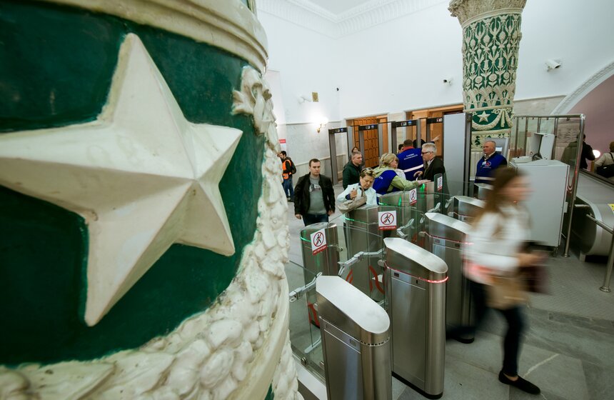 Открытие вестибюля станции "Проспект Мира" Кольцевой линии 5 фото