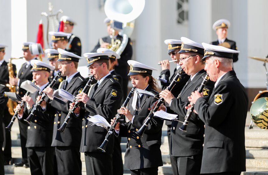 Фестиваль духовых оркестров на ВДНХ 40 фото