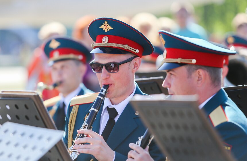 Фестиваль духовых оркестров на ВДНХ 34 фото