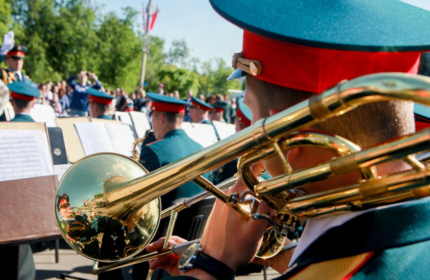 Фестиваль духовых оркестров на ВДНХ 17 фото