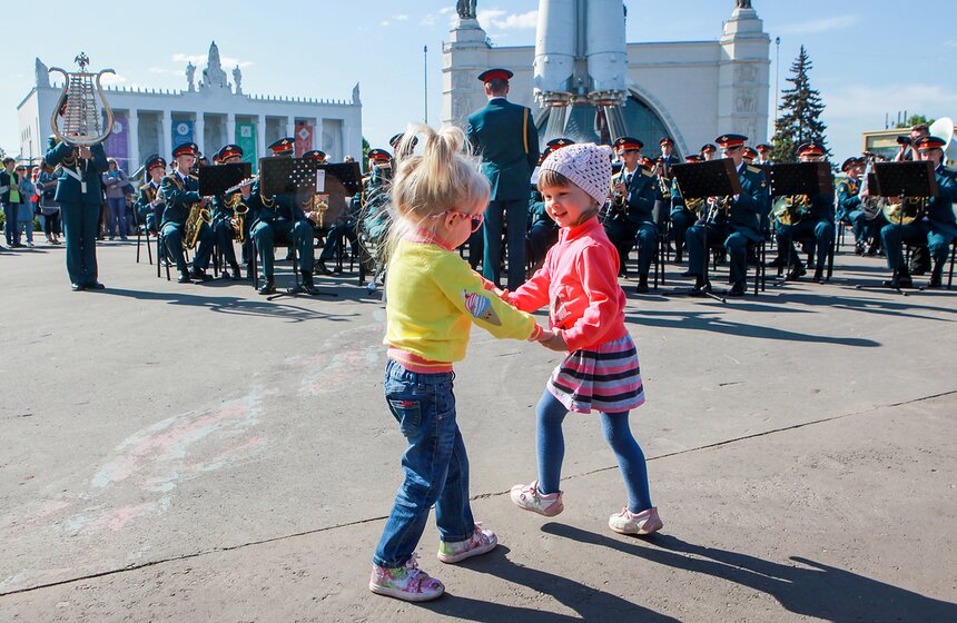 Фестиваль духовых оркестров на ВДНХ 18 фото