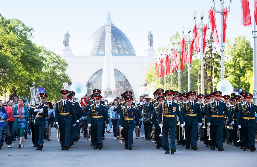 Фестиваль духовых оркестров на ВДНХ 22 фото