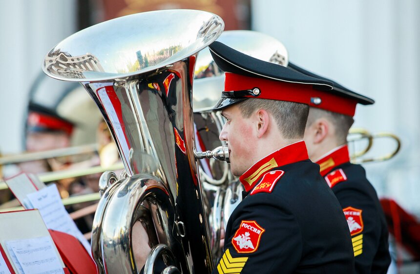 Фестиваль духовых оркестров на ВДНХ 27 фото