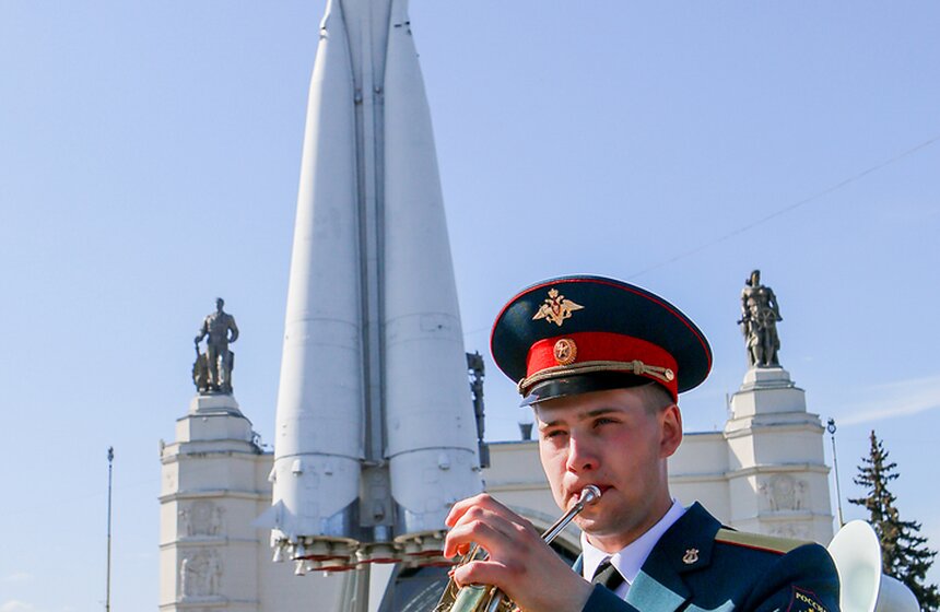 Фестиваль духовых оркестров на ВДНХ 28 фото
