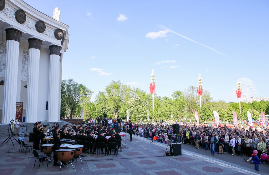 Фестиваль духовых оркестров на ВДНХ 6 фото