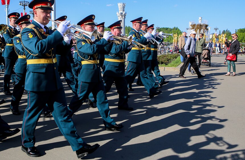 Фестиваль духовых оркестров на ВДНХ 4 фото