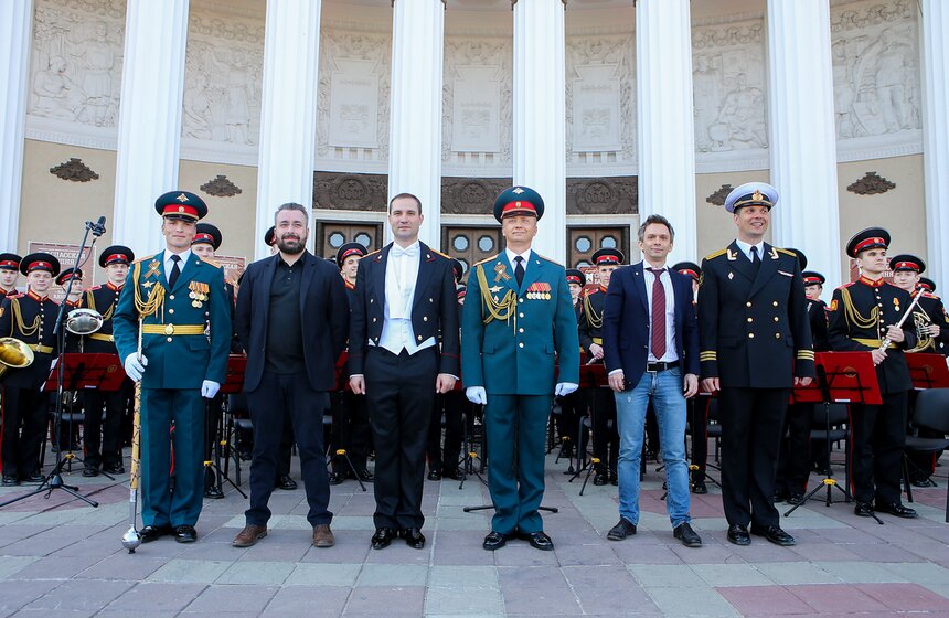 Фестиваль духовых оркестров на ВДНХ 13 фото