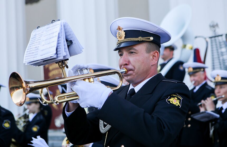 Фестиваль духовых оркестров на ВДНХ 9 фото