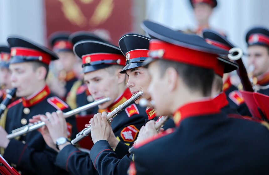 Фестиваль духовых оркестров на ВДНХ 11 фото
