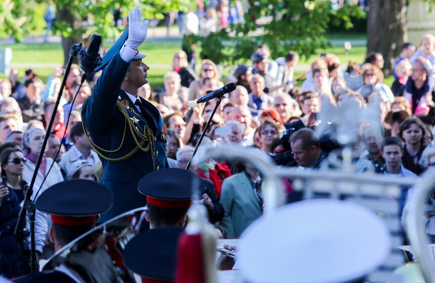 Фестиваль духовых оркестров на ВДНХ 10 фото