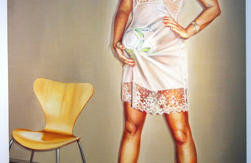 На "Винзаводе" открылся выставочный проект "Футбол – Хоккей" 4 фото