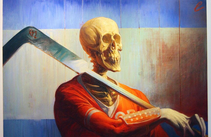 На "Винзаводе" открылся выставочный проект "Футбол – Хоккей" 7 фото