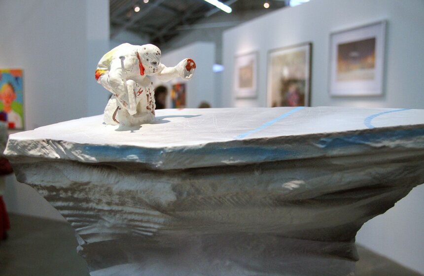 На "Винзаводе" открылся выставочный проект "Футбол – Хоккей" 16 фото