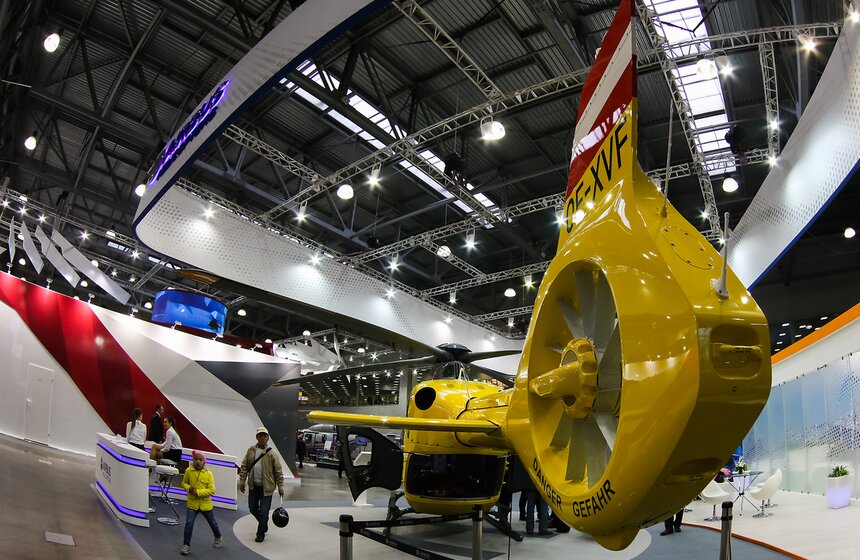 В столице проходит международная выставка HeliRussia 24 фото