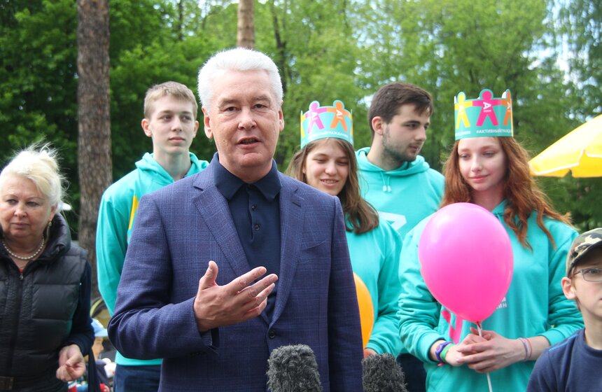 Мэр Москвы посетил день рождения проекта "Активный гражданин" 15 фото