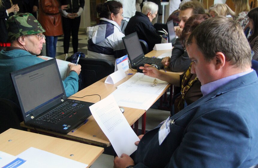 Сергей Собянин проголосовал на предварительных выборах ЕР 3 фото