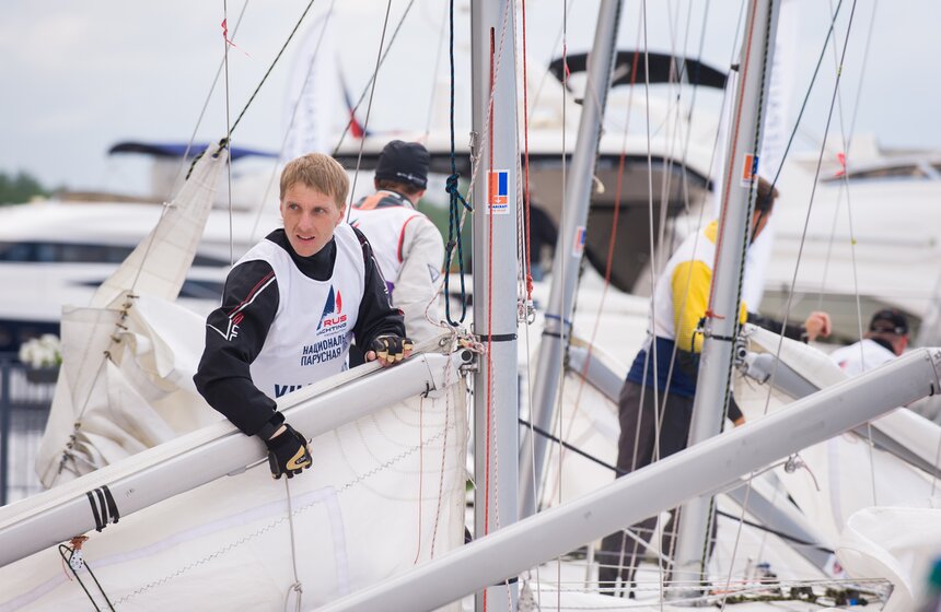 В столице прошел этап парусной лиги 17 фото
