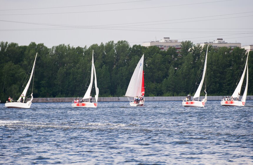 В столице прошел этап парусной лиги 16 фото