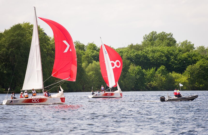 В столице прошел этап парусной лиги 15 фото