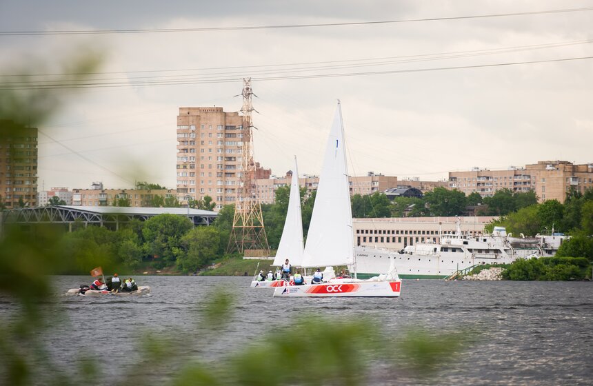 В столице прошел этап парусной лиги 30 фото