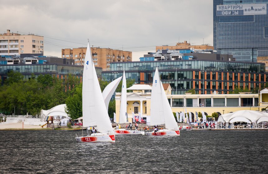В столице прошел этап парусной лиги 4 фото