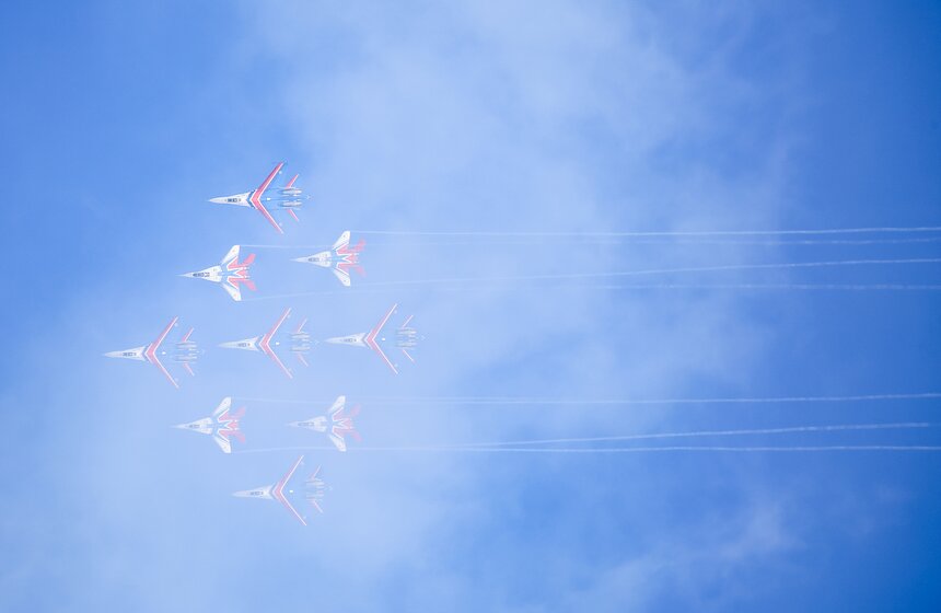 "Стрижи" и "Русские витязи" отметили 25-летие 38 фото