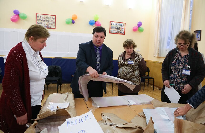 Подсчет голосов по итогам праймериз партии "Единая Россия" 2 фото