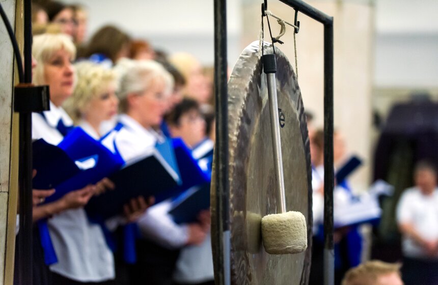 На станции метро "Кропоткинская" прошел ночной концерт 23 фото