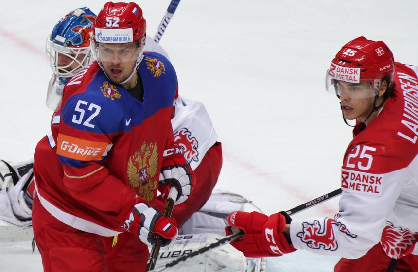 Сборная России по хоккею обыграла Данию со счетом 10:1 7 фото