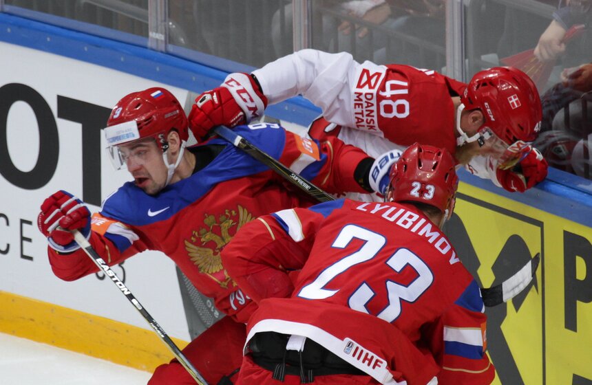 Сборная России по хоккею обыграла Данию со счетом 10:1 3 фото