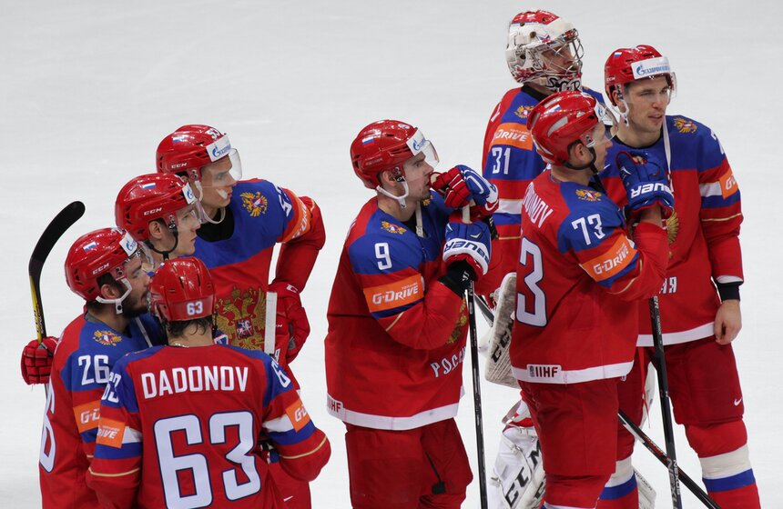 Сборная России по хоккею обыграла Данию со счетом 10:1 1 фото