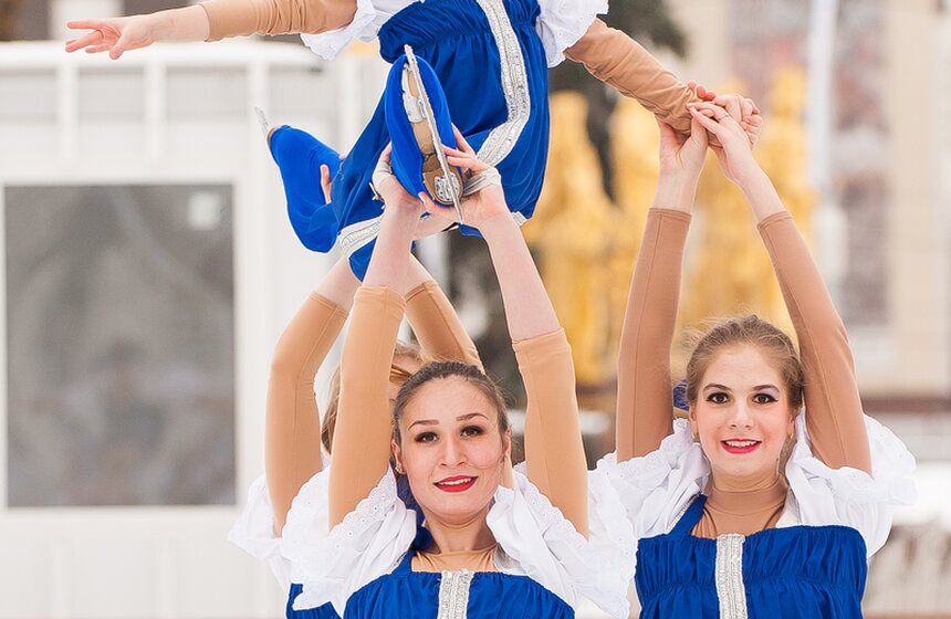 Благотворительный день на катке ВДНХ 27 фото