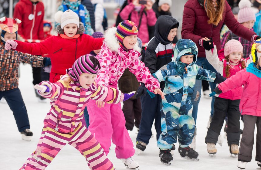 Благотворительный день на катке ВДНХ 28 фото